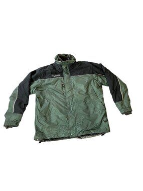 Columbia Mens Interchange Green & Black Winter Jacket Large